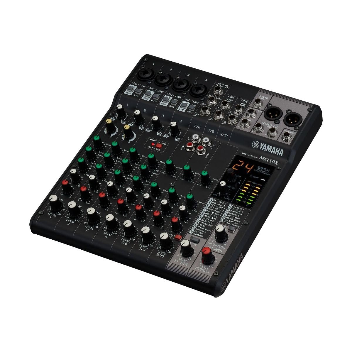 Yamaha Mixer Unpowered, Multicolored, 10 Input (Mg10X Cv)