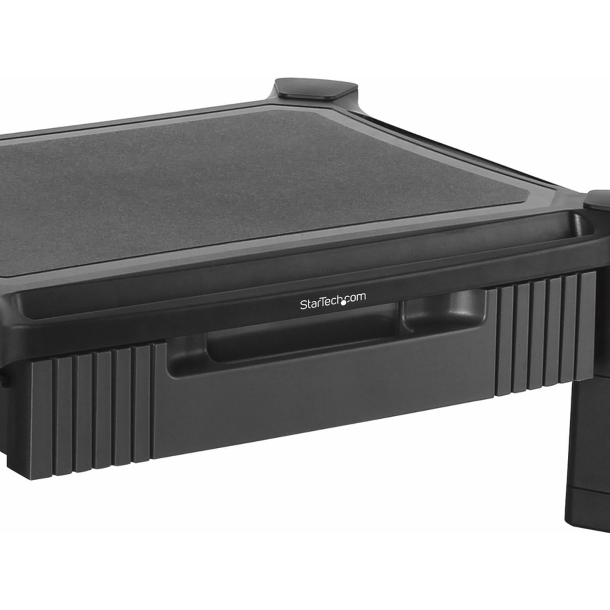 Startech.Com Adjustable Monitor Riser - Drawer - Monitors Up To 32- Adjustable Height - Monitor Stand - Computer Monitor Riser (