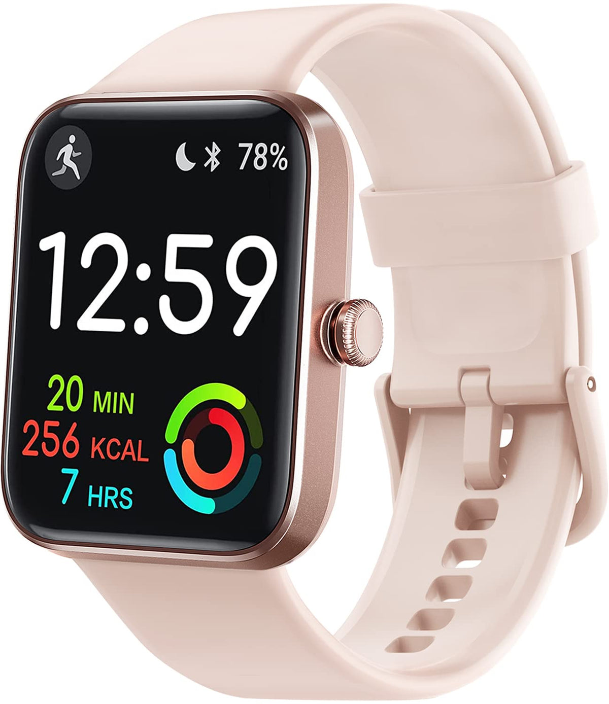 Aeac Smart Watch For Women Men,1.69'' Touch Screen Fitness Tracker For Iphone Android Phone Ip68 Waterproof,Finess Watch With St