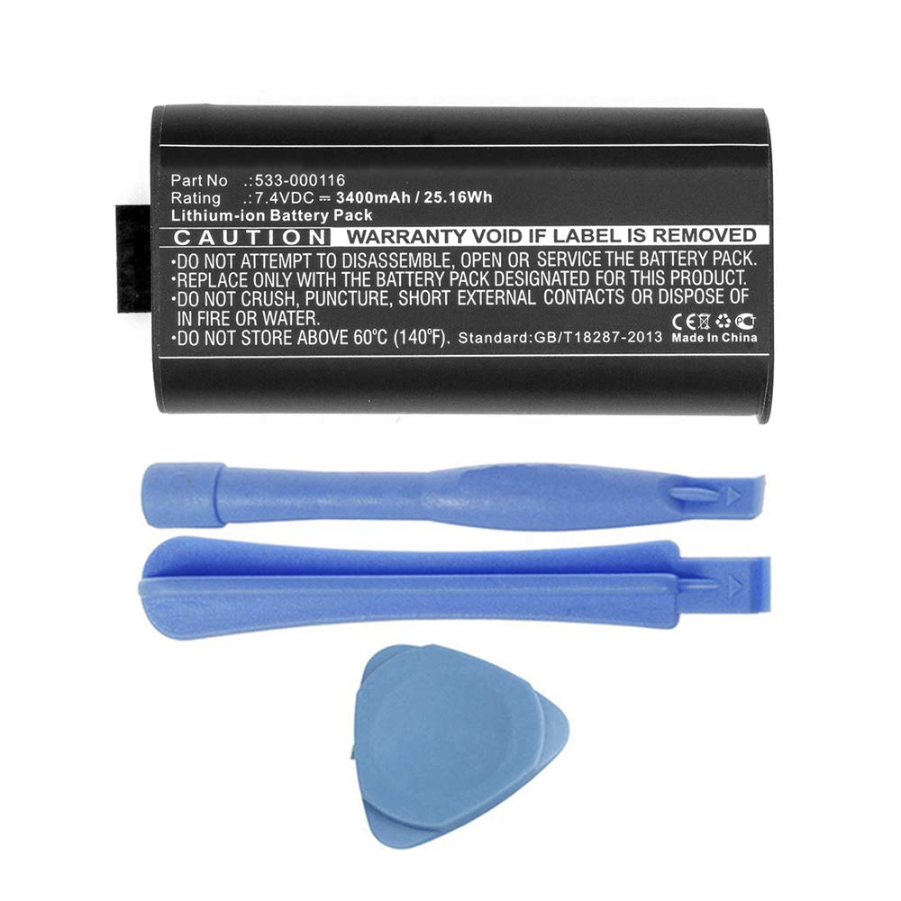 Mpf Products 3400Mah Extended 533 000116, 533 000138 Replacement Battery Compatible With Logitech Ue Megaboom S 00147 Wireless W