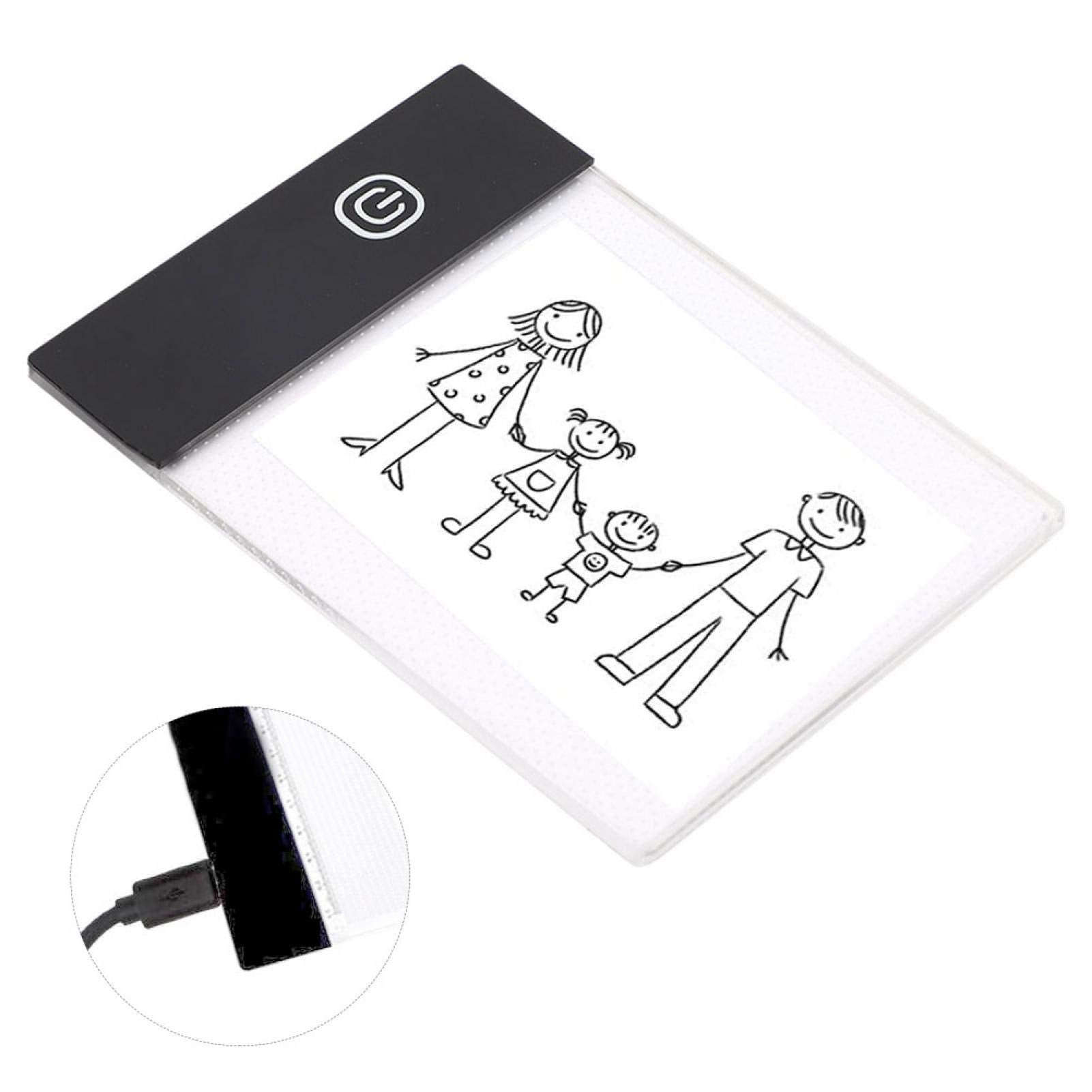 Flip Book Light Pads, Eyeprotection Function Flip Book Kit For Tracing Paper Calligraphy And Painting Ultra Thin Adjustable Trac