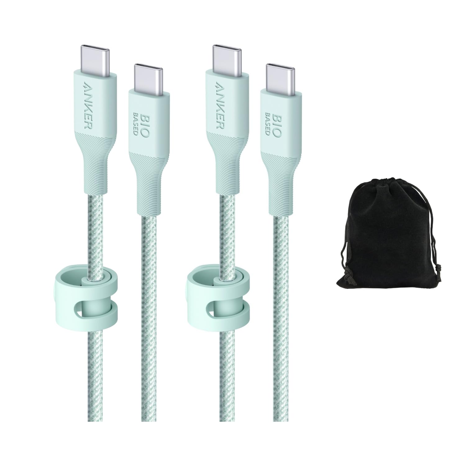 Anker 544 BioNylon USBC to USBC Cable 10FT, EcoFriendly Fast Charging Cable, Supports 140W PD for Laptops, Tablets, and Smar