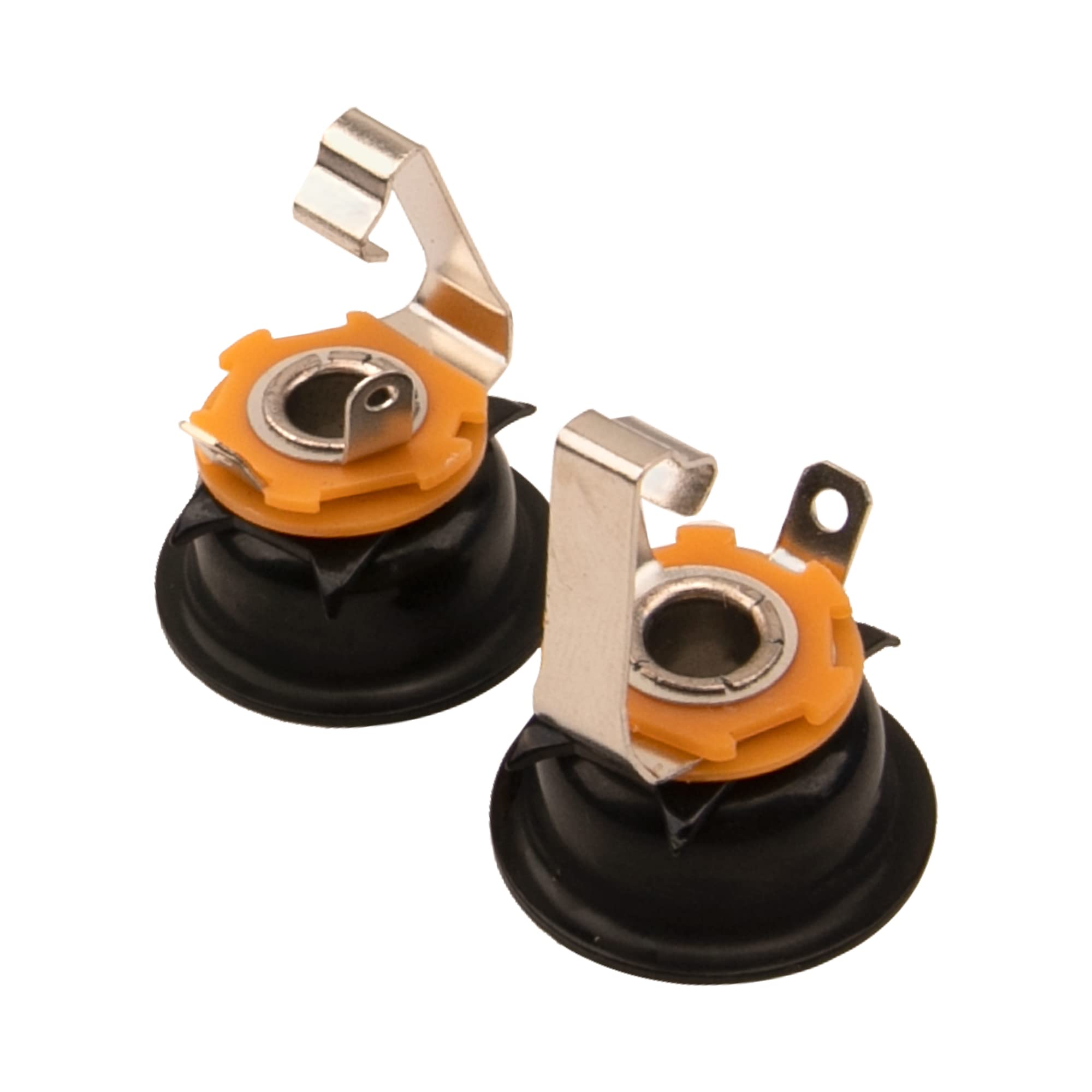 2Pcs Yootones 1/4 Inch Guitar Stereo Output Socket Jack Plug Compatible With Fender Telecaster Tl Electric Bass Ukulele Guitar A