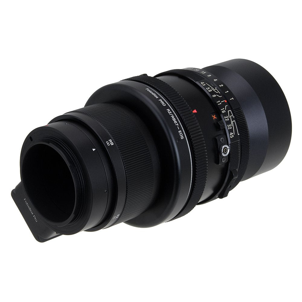 Fotodiox Pro Lens Mount Adapter With Focusing Barrel, For Mamiya Rb67 & Rz67 Lenses To Canon Eos (Ef, Ef-S) Camera System (Such
