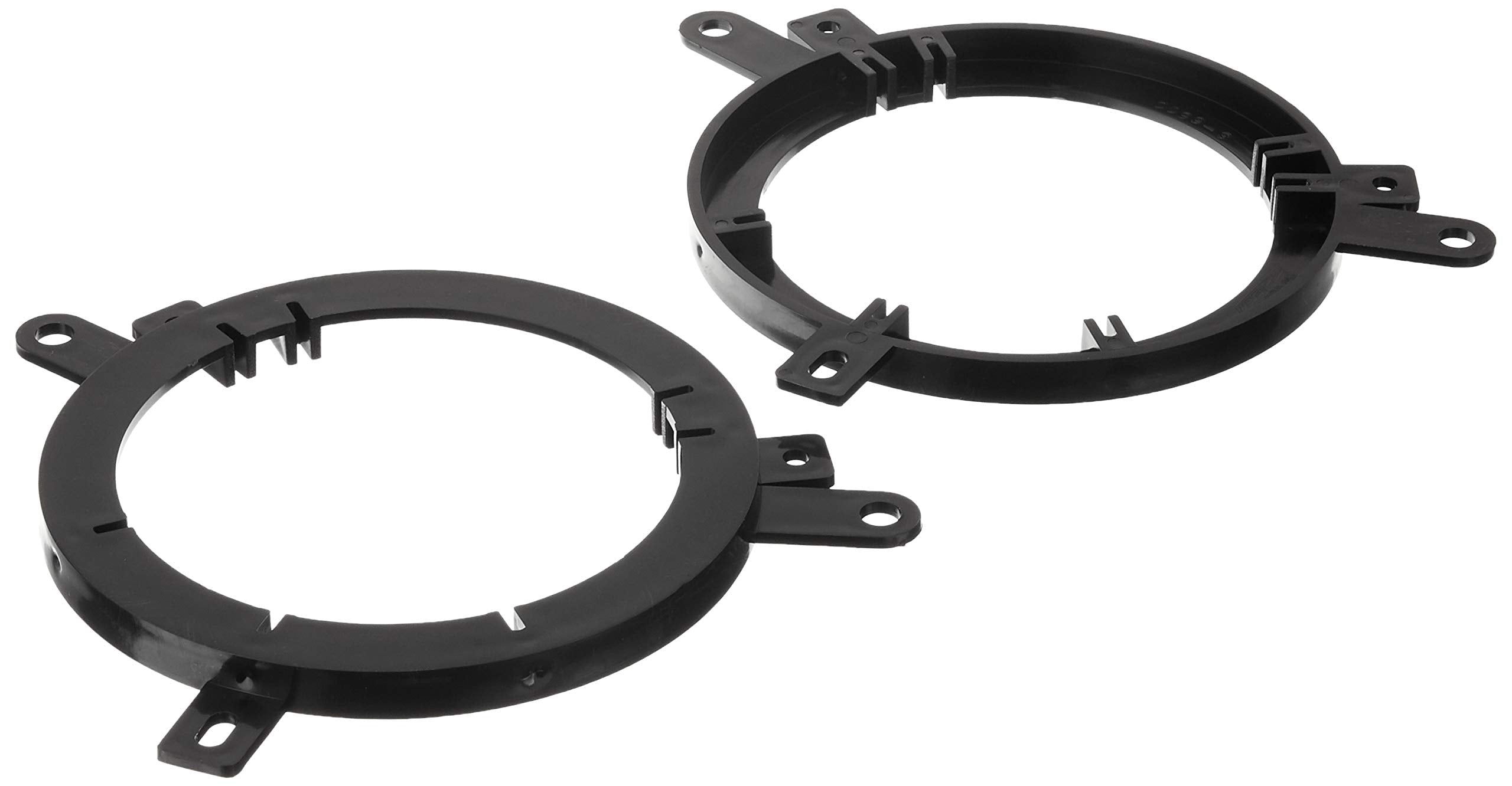 Metra 82-6600 5-1/4 or 6-1/2-Inch Front Door Speaker Adapter for Select 1995-up Chrysler/Dodge/Jeep Vehicles,BLACK