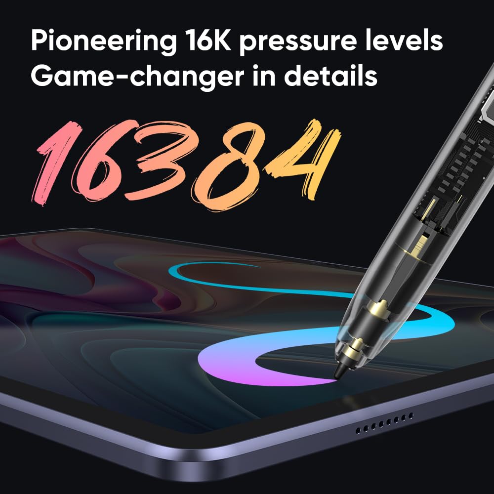 Xppen Magic Drawing Pad 12.2 Inch Standalone Drawing Tablet No Computer Needed With 16384 Pressure Levels X3 Pro Battery-Free St