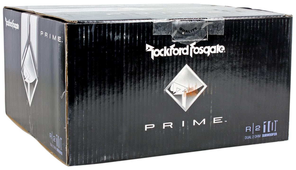 Rockford Fosgate 2 New R2D2 10 1000W 10'' 2 Ohm Car Audio Subwoofers Subs R2D210
