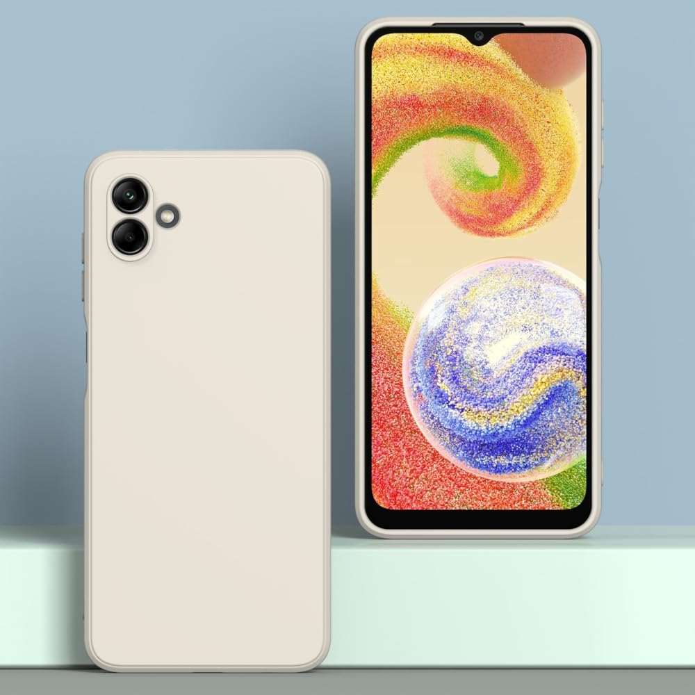 Wogroo For Samsung Galaxy A06 Case White, Scratch Resistant With Soft Touch, Slim Thin Phone Cover For Samsung Galaxy A06