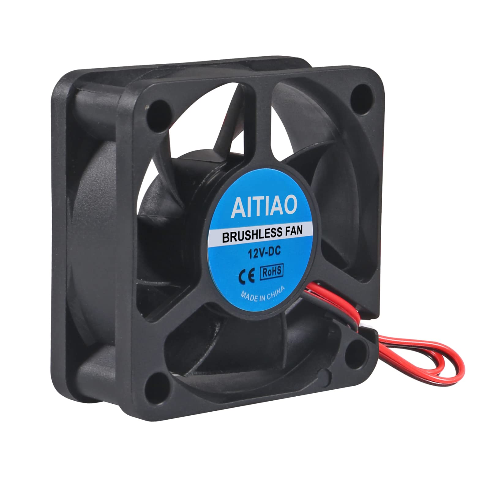 Aitiao 4Pcs 5020 Brushless Cooling Fan Computer Case Fan Dc 12V 50Mm 50Mm 20Mm Quiet Muffin Fan Oil Bearing High Speed Cooling F