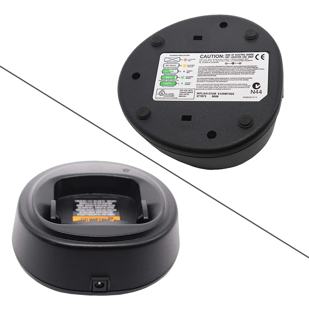 Cp200 Charger For Motorola Cp200 Cp340 Cp360 Cp380 Cp040 Cp140 Pm400 Pr400 Radio Battery Nntn4496 Nntn4497 Nntn4970 Charger Wpln4137Br Wpln4137A Pmpn4137A