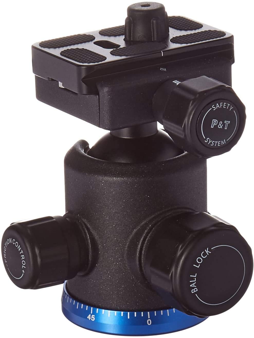 Benro Triple Action Ball Head W/ Pu60 Quick Release Plate (Ib1),Black