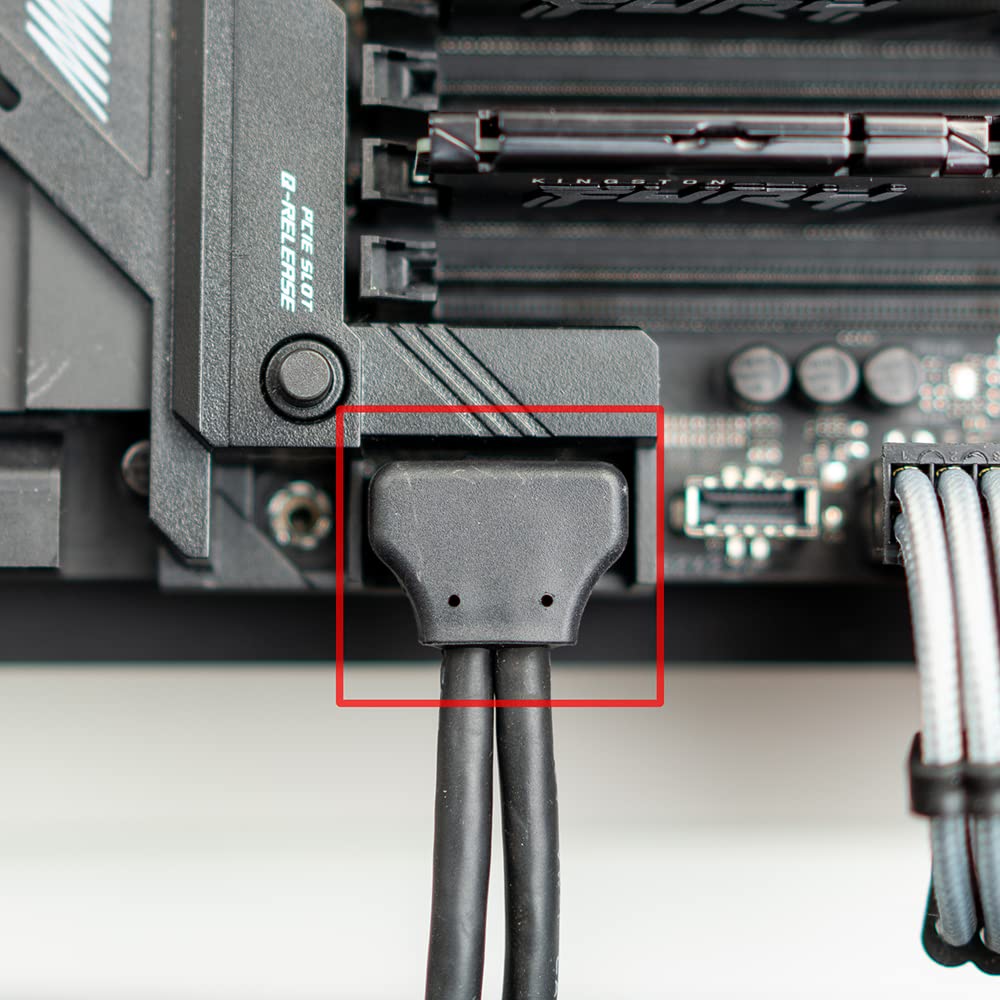 Linkup   Usb 3.2 Gen 2 (Usb 3.1) Internal Adapter 20 Pin Motherboard Header Male To Female 10Gbps For Pc Usb A Ports   Outward Type   Black 24Cm