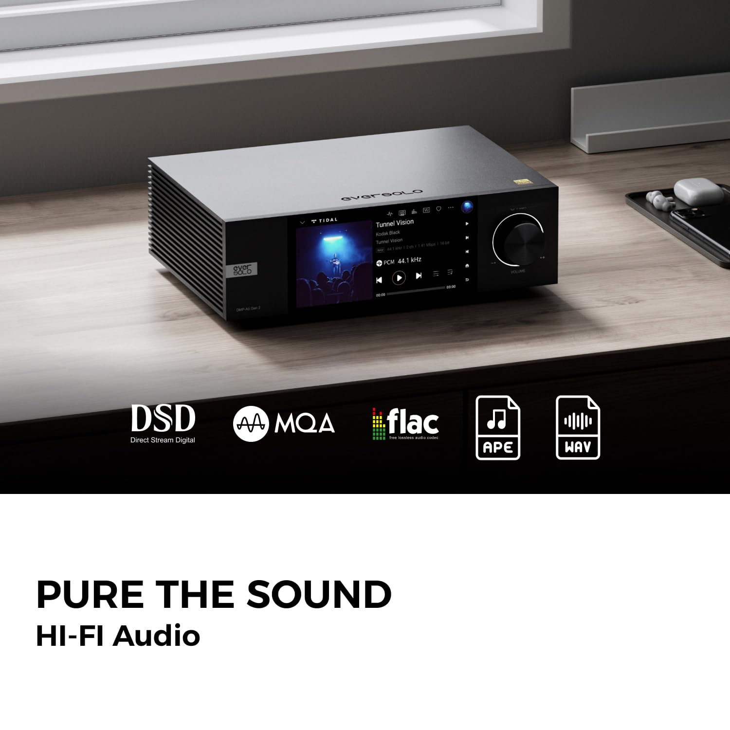 Eversolo Dmp A6 Gen 2 Hi Fi Music Streamer, Wireles Audio Player, Digital Music Streamer, Dac, Music Service&Streaming, Dsd512,