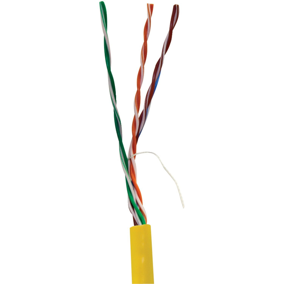 Vericom Mbw5U 01443 Cat 5E Utp Solid Riser Cmr Cable, 1,000Ft (Yellow)