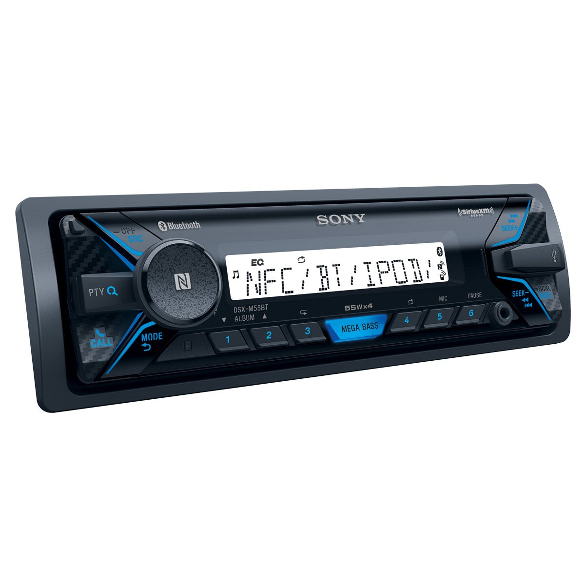 Sony Dxs-M5511Bt Marine Digital Media Receiver With Bluetooth And 6.5 Inch Dual Cone Speakers (White)