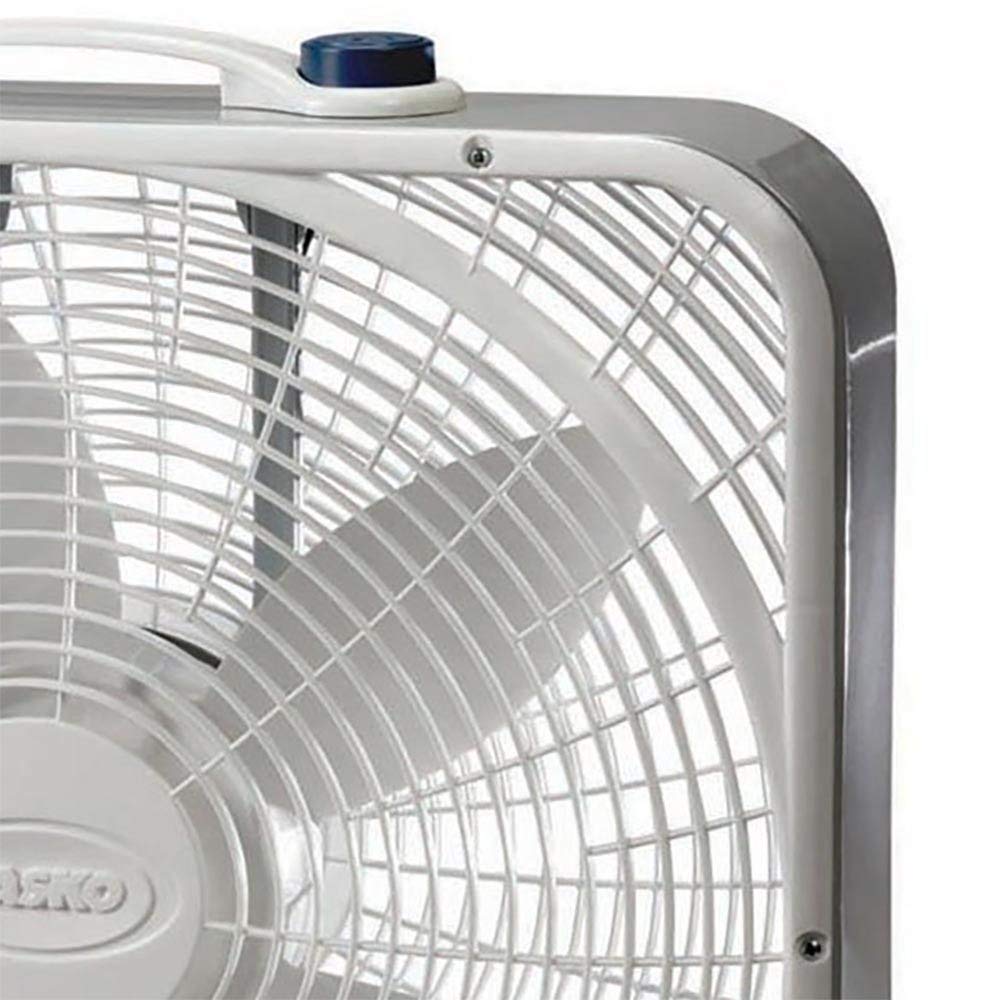 Lasko 3733 Box Fan, 3 Speed, 20 Inch, White