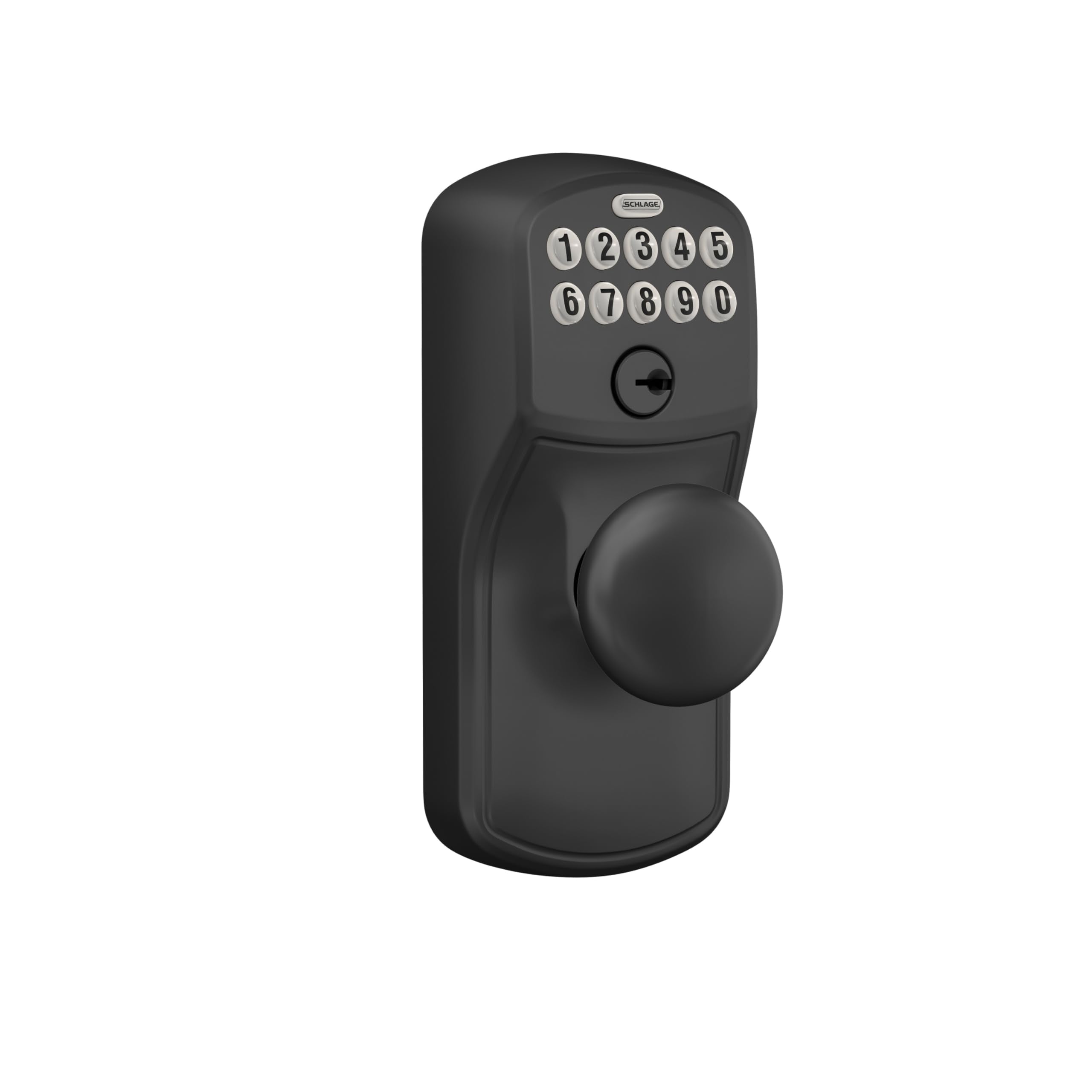 Schlage Fe595 622 Ply Keypad Entry With Flex Electronic Lock, Matte Black