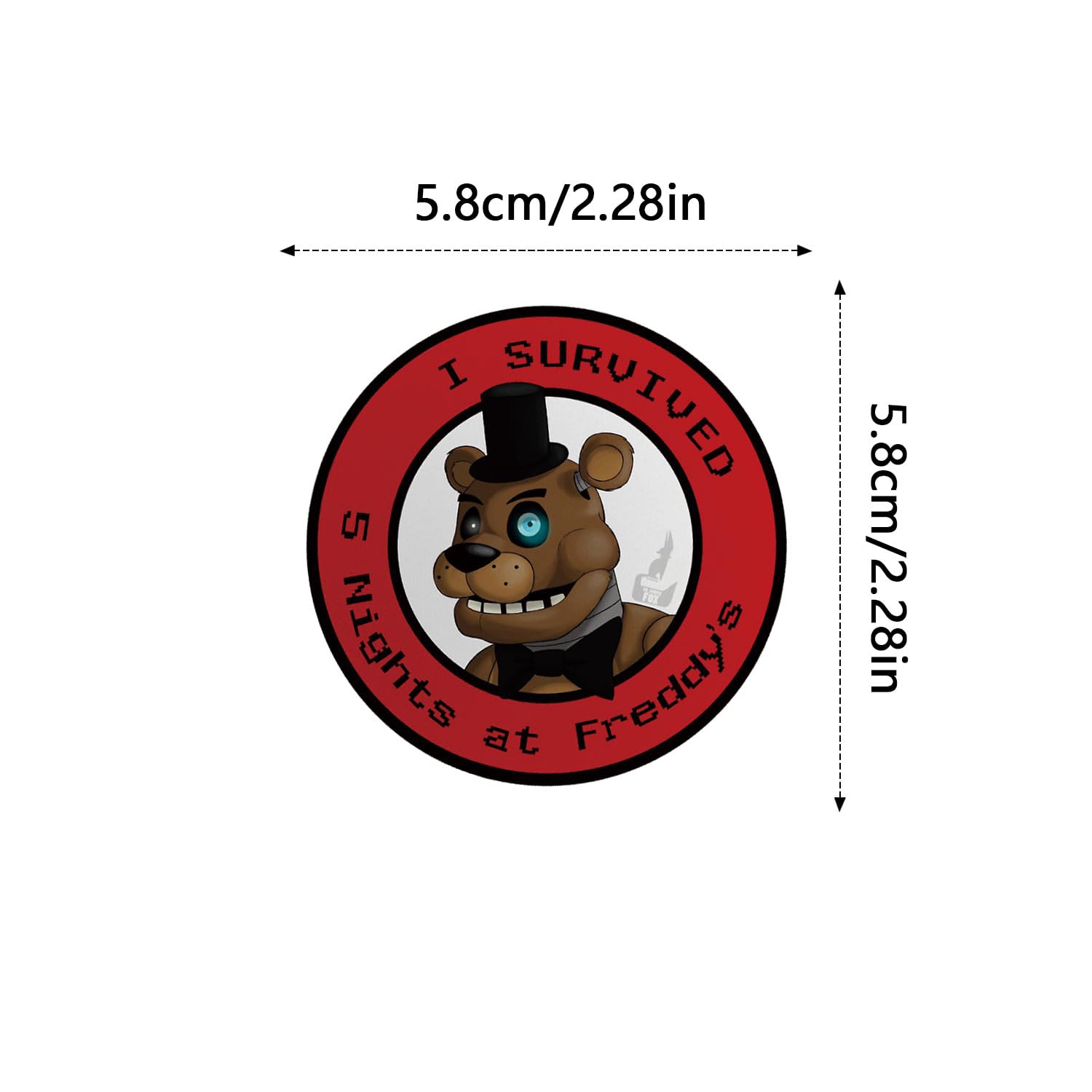 100Pcs Pack, Terror Game Vinyl Waterproof Stickers For Water Bottles,Laptop,Skateboard,Phone,Computer,Car Decals Party Supply Fo