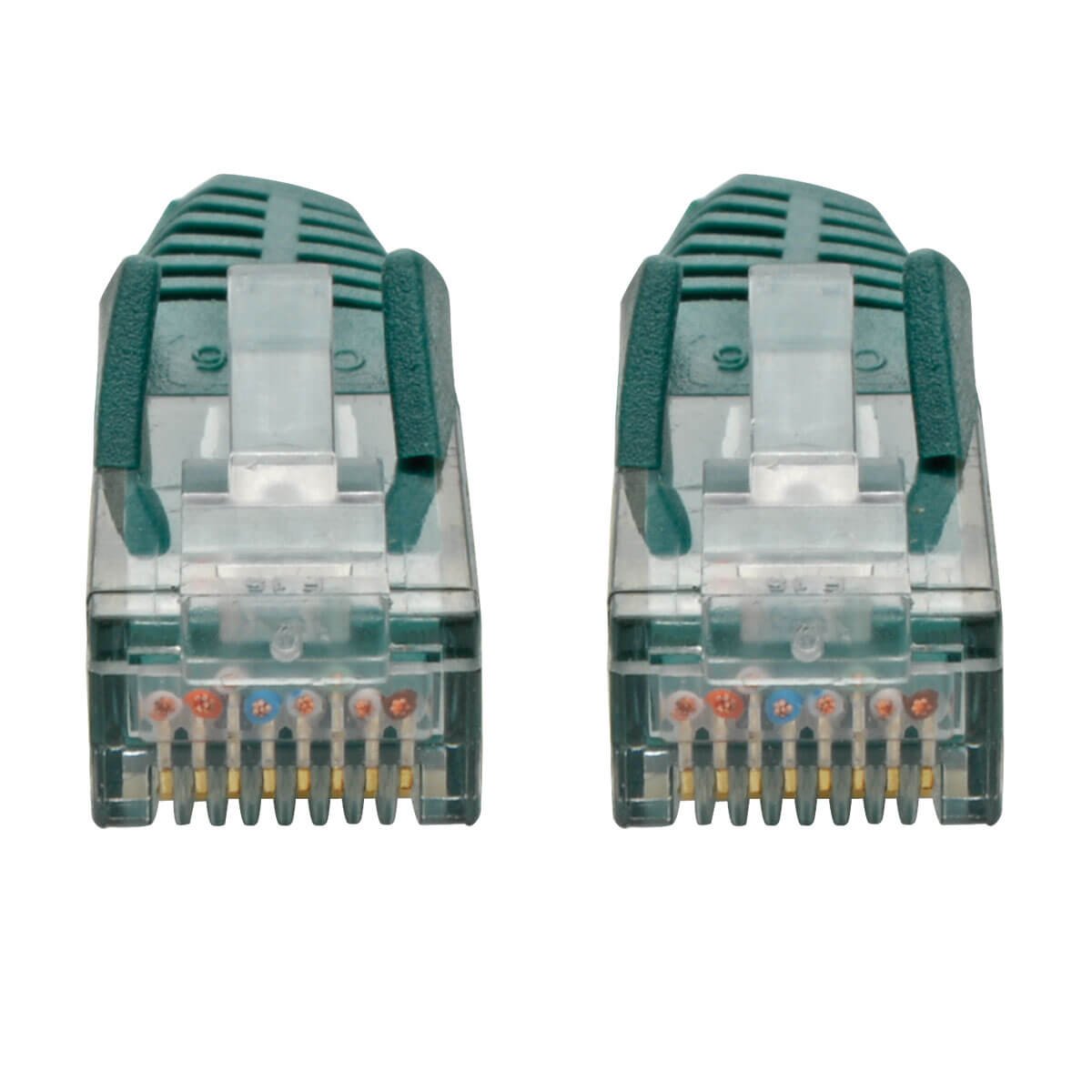 Tripp Lite Cat6 Gigabit Ethernet Snagless Molded Patch Cable 24 Awg 550Mhz Premium Utp, Green, Rj45 M/M 35 (N201-035-Gn)