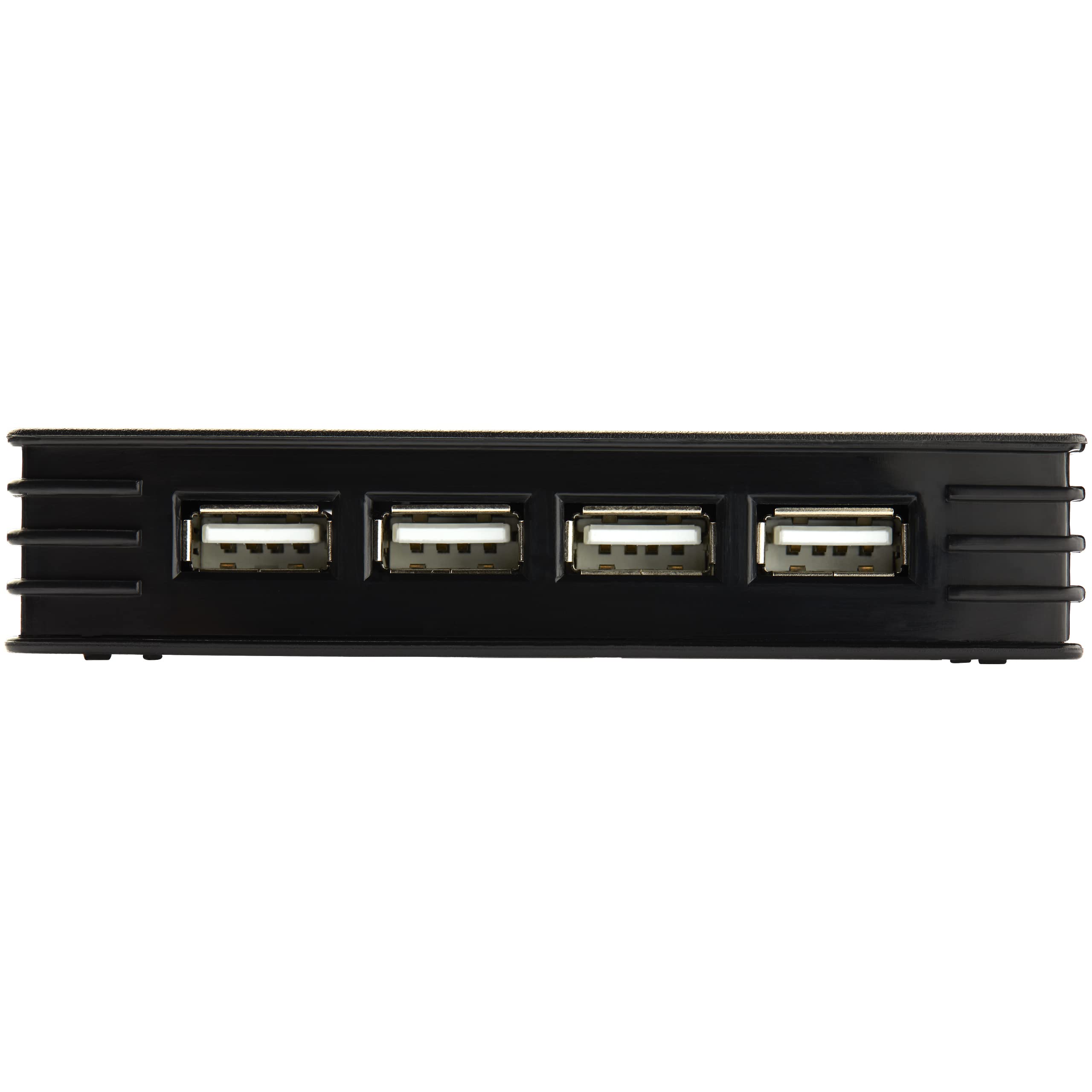 Startech.Com 4 Port Compact Black Usb 2.0 Hub   Bus Powered Or With Included Power Adapter   Portable Mac/Pc Laptop Hub (St4202U
