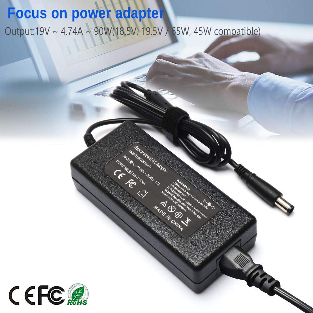90W Laptop Charger For Hp Elitebook 8570P 6930P 8440P 8460P 2540P 2560P 8560P 8540W 8470P 2570P 8540P 2760P 8530W Hp Pavilion G4