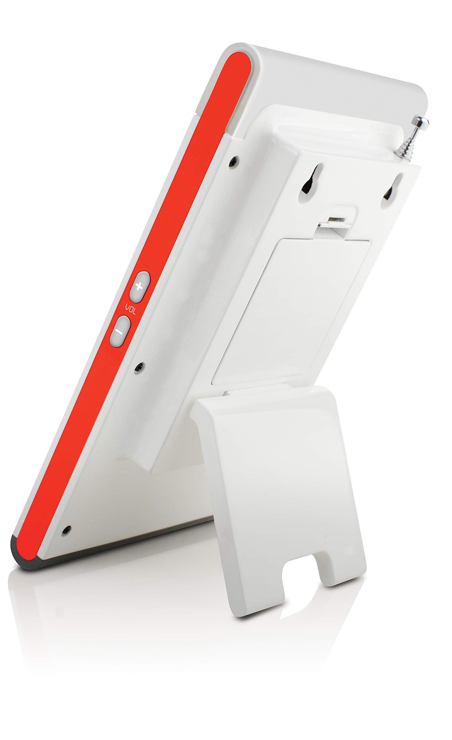 Eton - American Red Cross Zoneguard Weather Radio, White, Siren/Buzzer (90Db), 3 Color Led Alert Light Bar, Lcd Display, Detacha