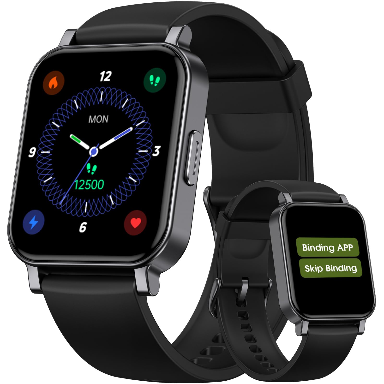 Kummel Smart Watch For Girls Boys Teens No App/Phone Required, Fitness Watches For Kids With Heart Rate, Sleep Monitor, Step Cou