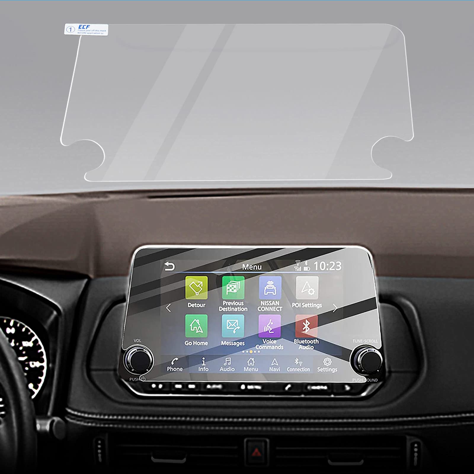 Autorder Screen Protector For 2021 2022 2023 2024 Nissan Rogue S Sv Accessories 8 Inch Tempered Glass Film Touchscreen Protector