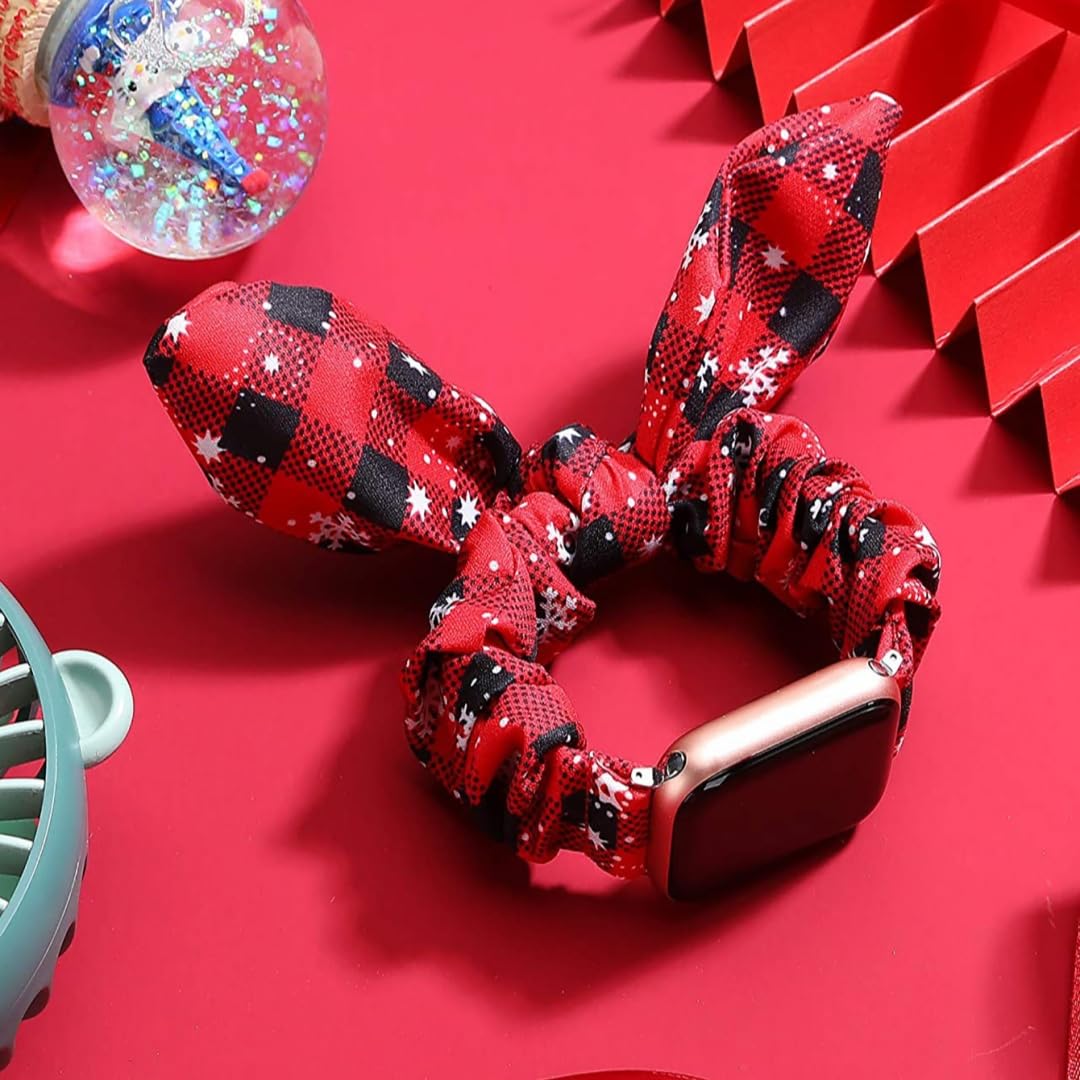 Tomcrazy Scrunchie Elastic Watchband For Apple Watch Band Series 8 7 6 5 4 3 2 1 Se Ultra, Watch Band For Iwatch 49Mm 45Mm 42Mm