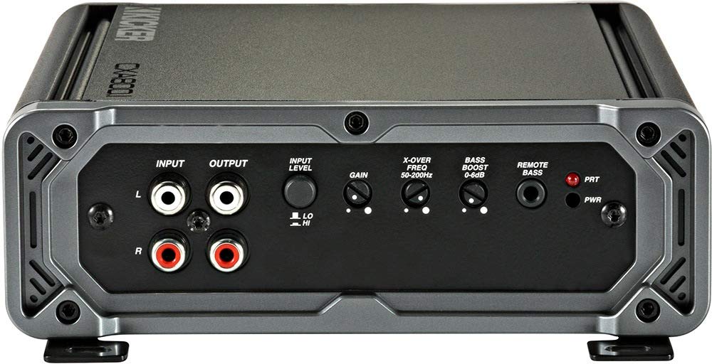 Kicker Amplifier And Amp Kit Package Of 2 Items - Cx Series 800W Rms Class D Monoblock Amplifier And Complete 4Awg Wiring Kit