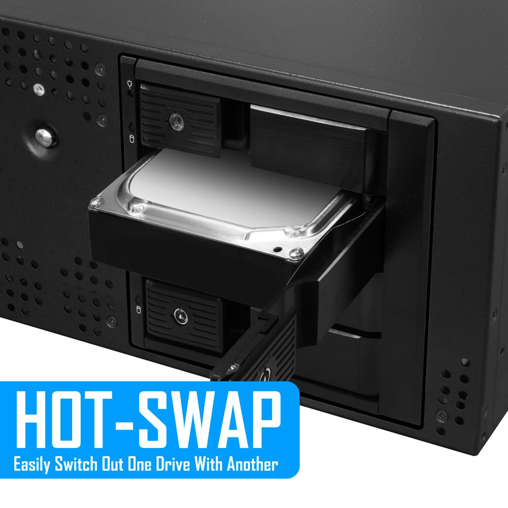 Kingwin Sshd Hard Drive Enclosure Internal Four Mobile Rack For 3.5    Solid State Drive/Hdd, Sata Enclosure, Support Sata I/Ii/