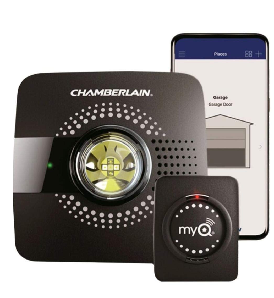 Chamberlain Myq Smart Garage Hub   Wi Fi Enabled Garage Hub With Smartphone Control, Model Myq G0301, Old Version, Black