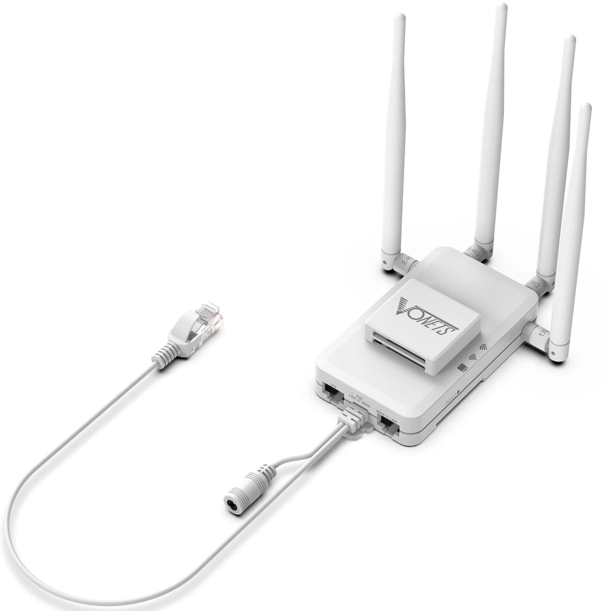 Vonets Var1200 H Industrial Gigabit Mini Dual Band Smart Wifi Bridge/Wireless Router/Wifi To Ethernet Adapter 1200Mbps With 1 Co
