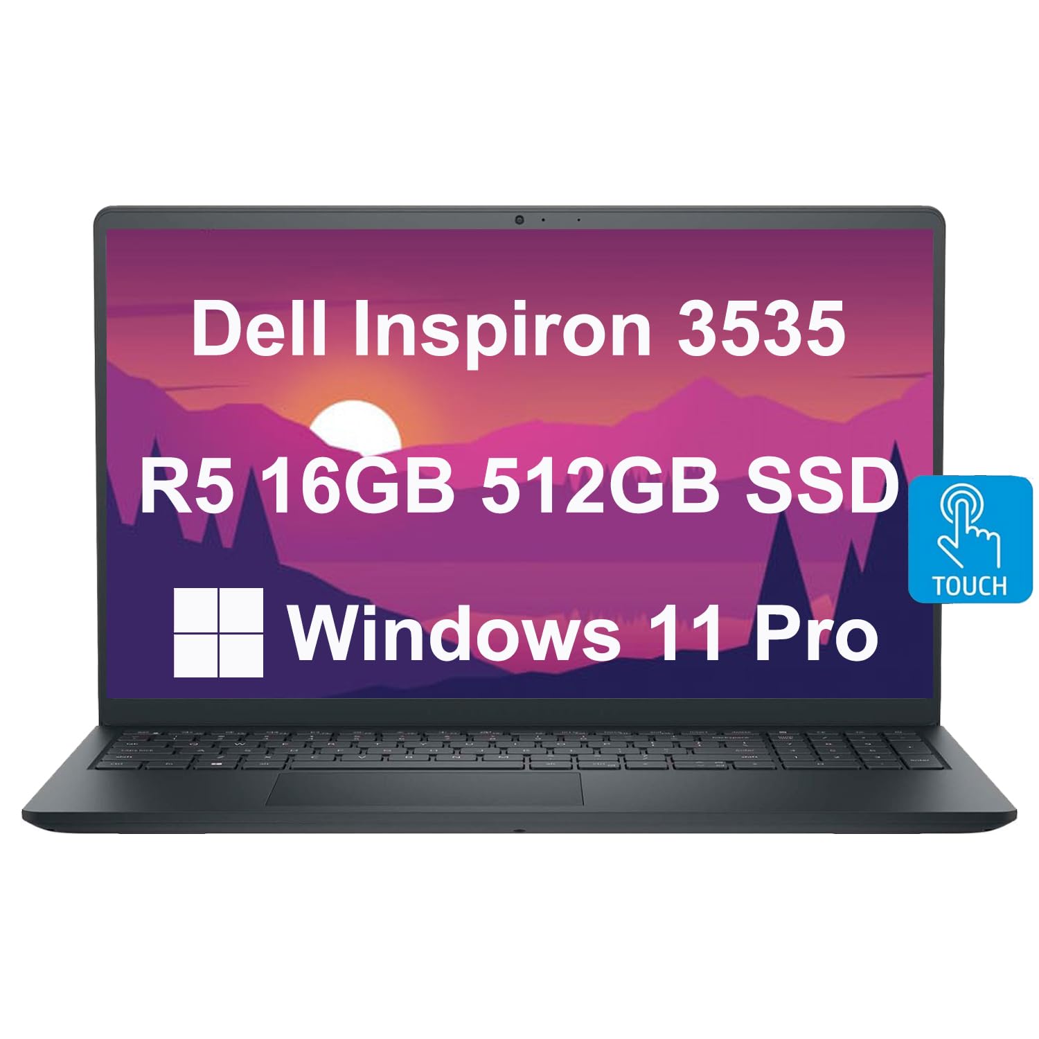 Dell Inspiron 15 15.6'' Business Laptop (Fhd Touchscreen, Amd Ryzen 5 7530U, 16Gb Ram, 512Gb Pcie Ssd, (6 Core Beat I7 1165G7))