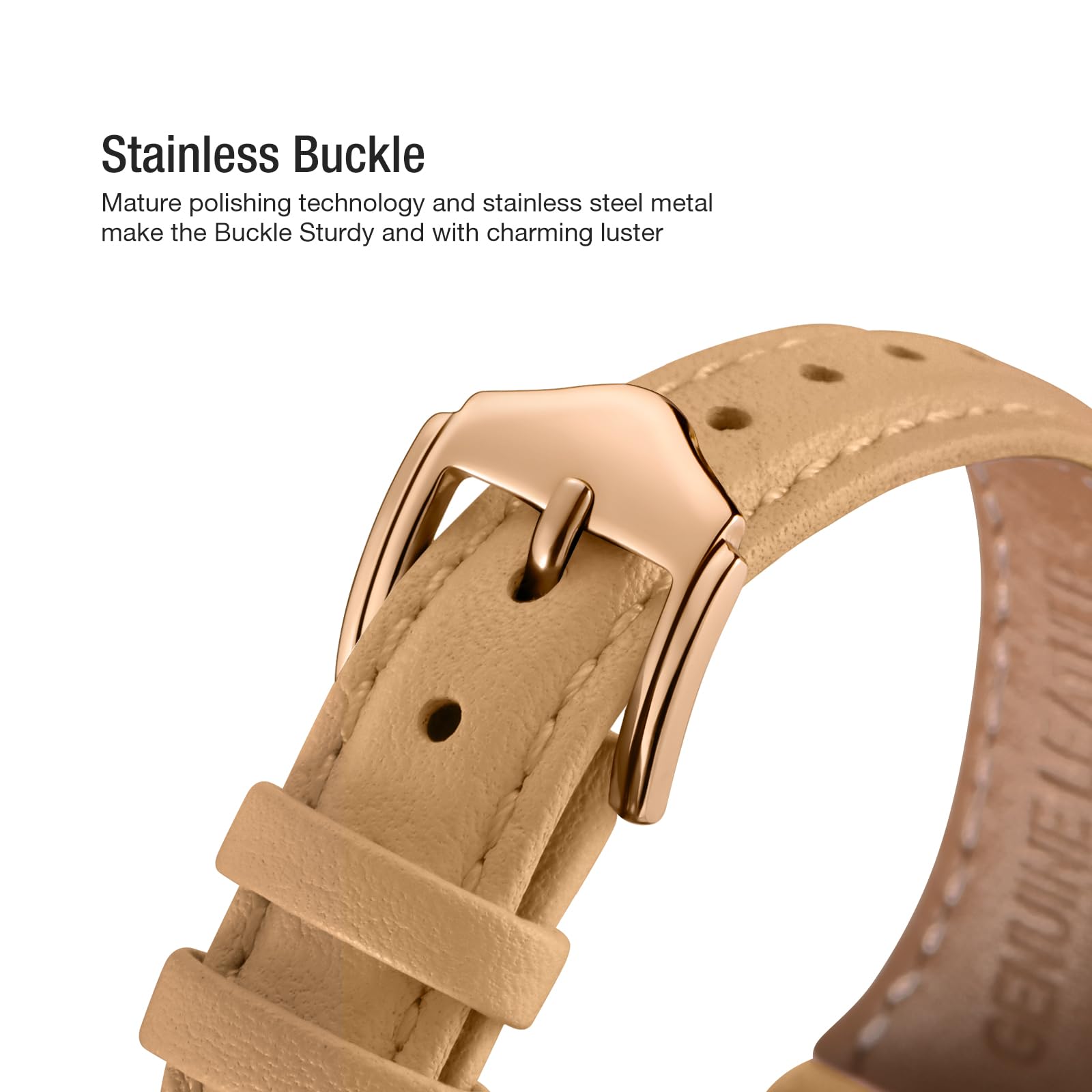 Wfeagl Leather Bands Compatible With Apple Watch 38Mm 40Mm 42Mm 44Mm, Top Grain Leather Band Slim & Thin Replacement Wristband F