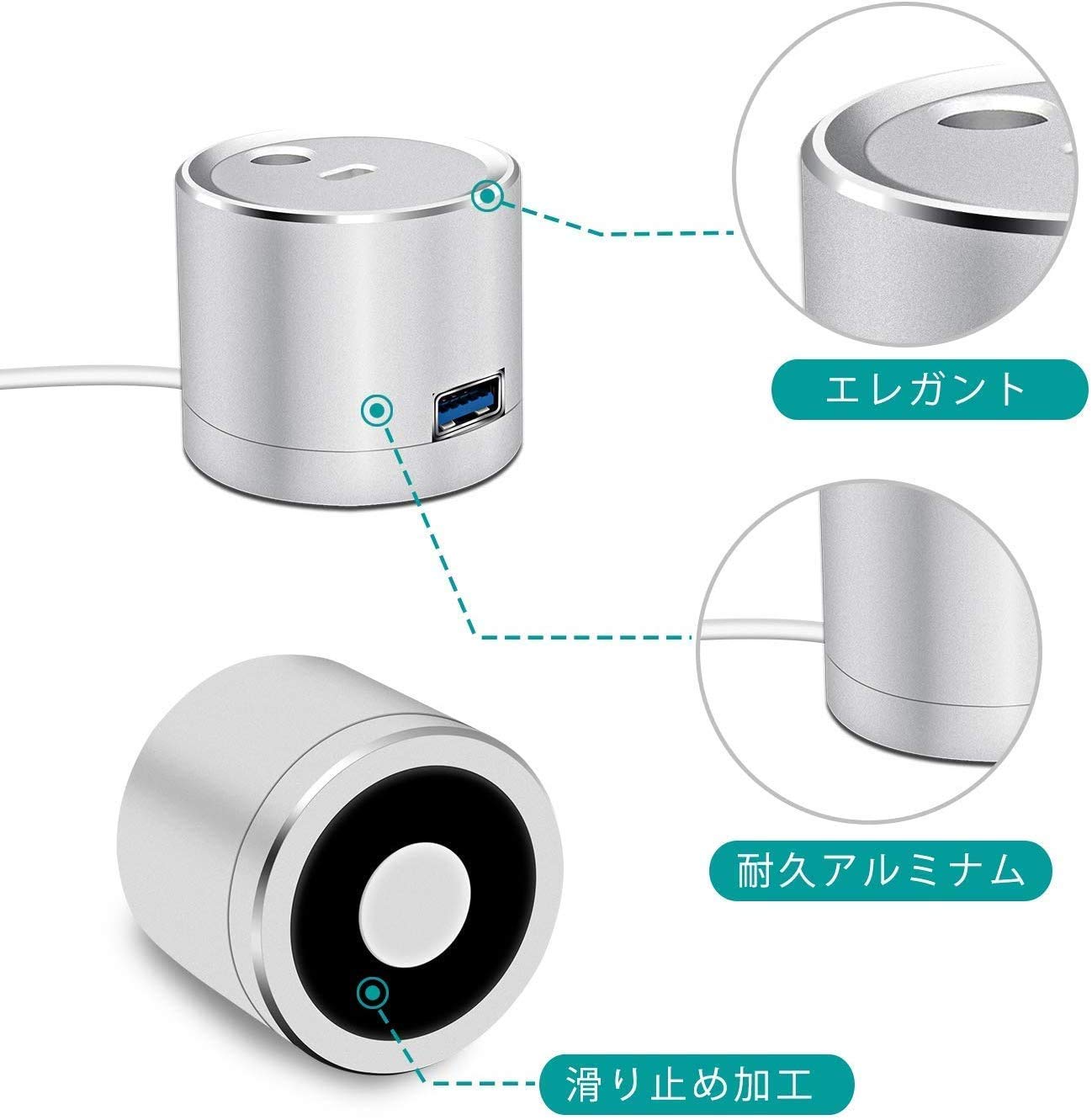 Techmatte Charging Stand Compatible With Apple Pencil 1St Generation- Premium Aluminum Charging Dock With Built-In Charging Cabl