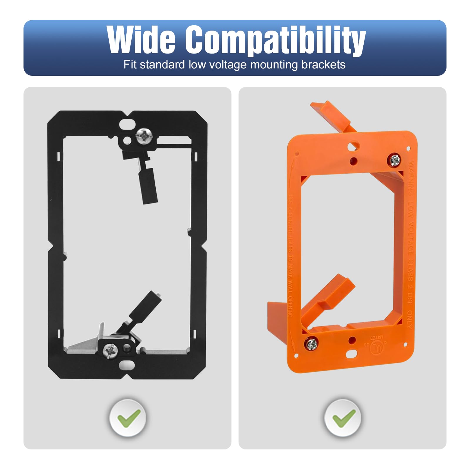 Vcelink Wall Plate Cable Pass Through, Single Gang Decorator Wall Plate Cover, Flexible Rubber Wall Grommets Insert For Low Volt