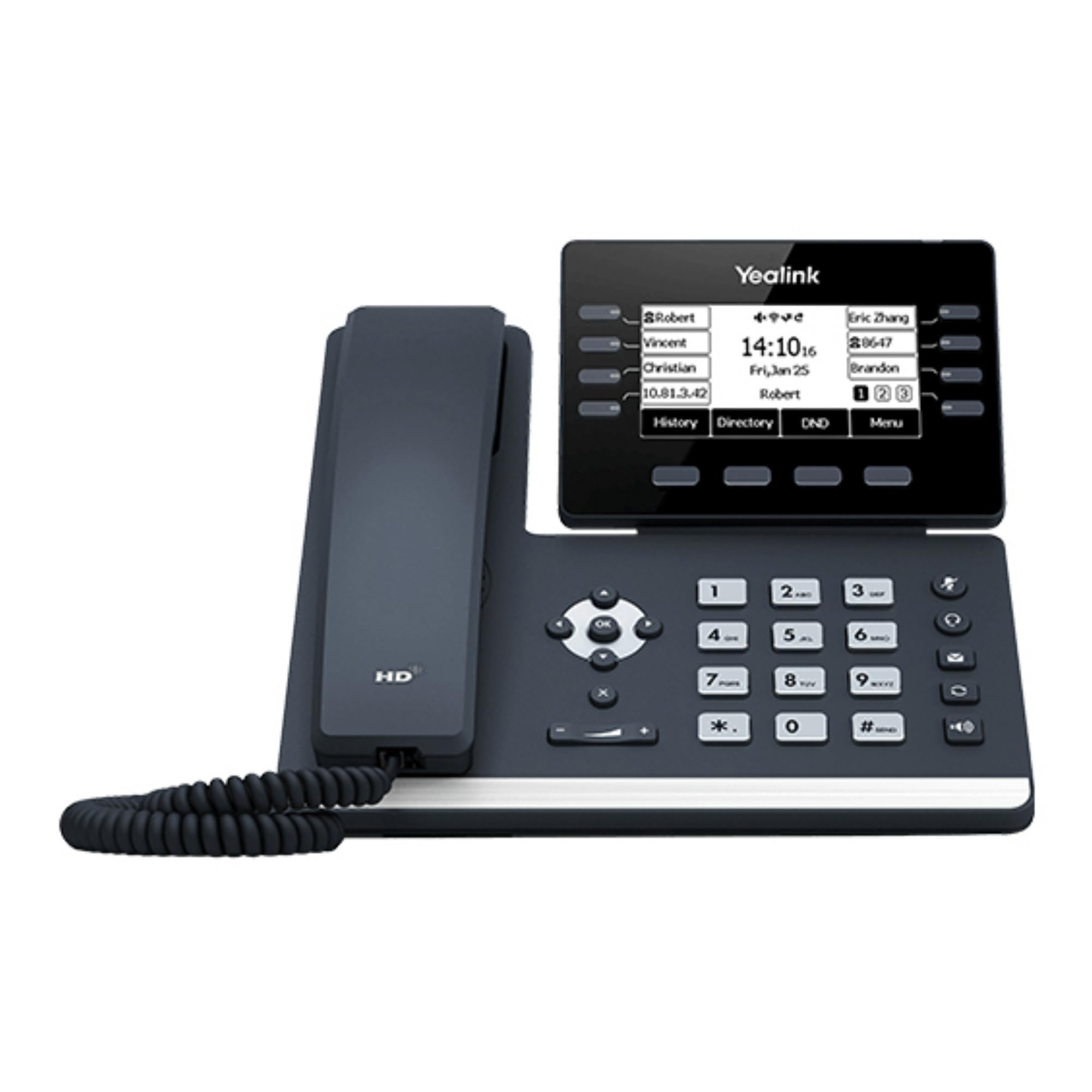 Yealink PH 1301086 SIPT53 3.7 LCD BT via 40 WiFi via 40 50 USB2.0 Retail