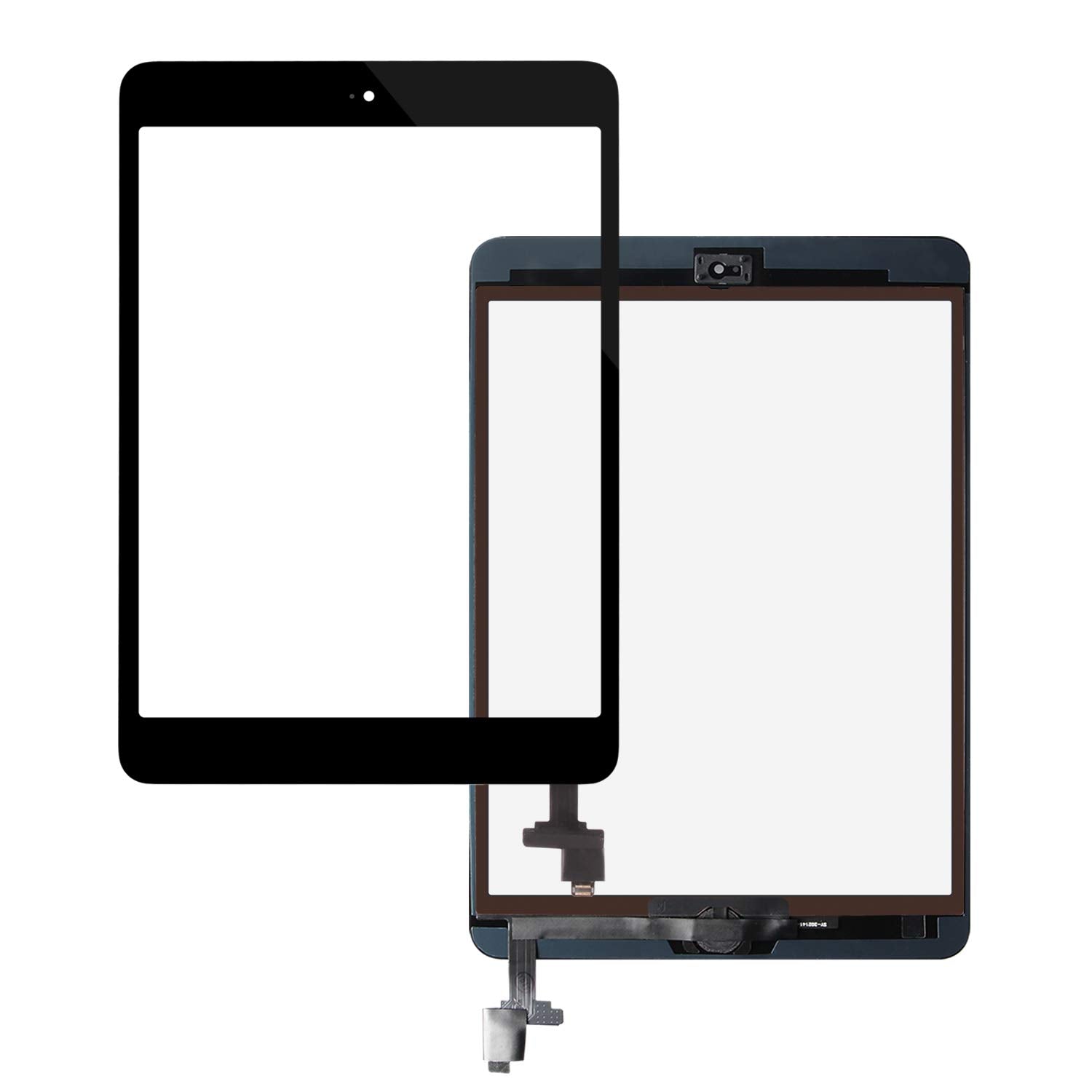 A Mind Screen Replacement For Ipad Mini 1 A1432 A1454 A1455/Ipad Mini 2 A1489 A1490 A1491 Touch Digitizer Parts, Include Ic Chip