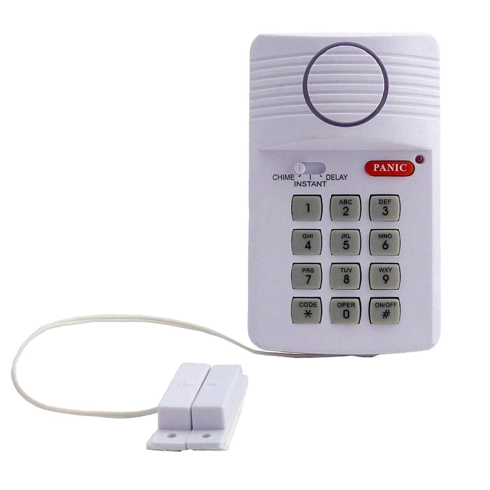H Come Wireless Home Security Burglar Alarm Garage Shed Caravan Defender With Keypad, Fit For Door Window, Powered By 3 X Aa Bat