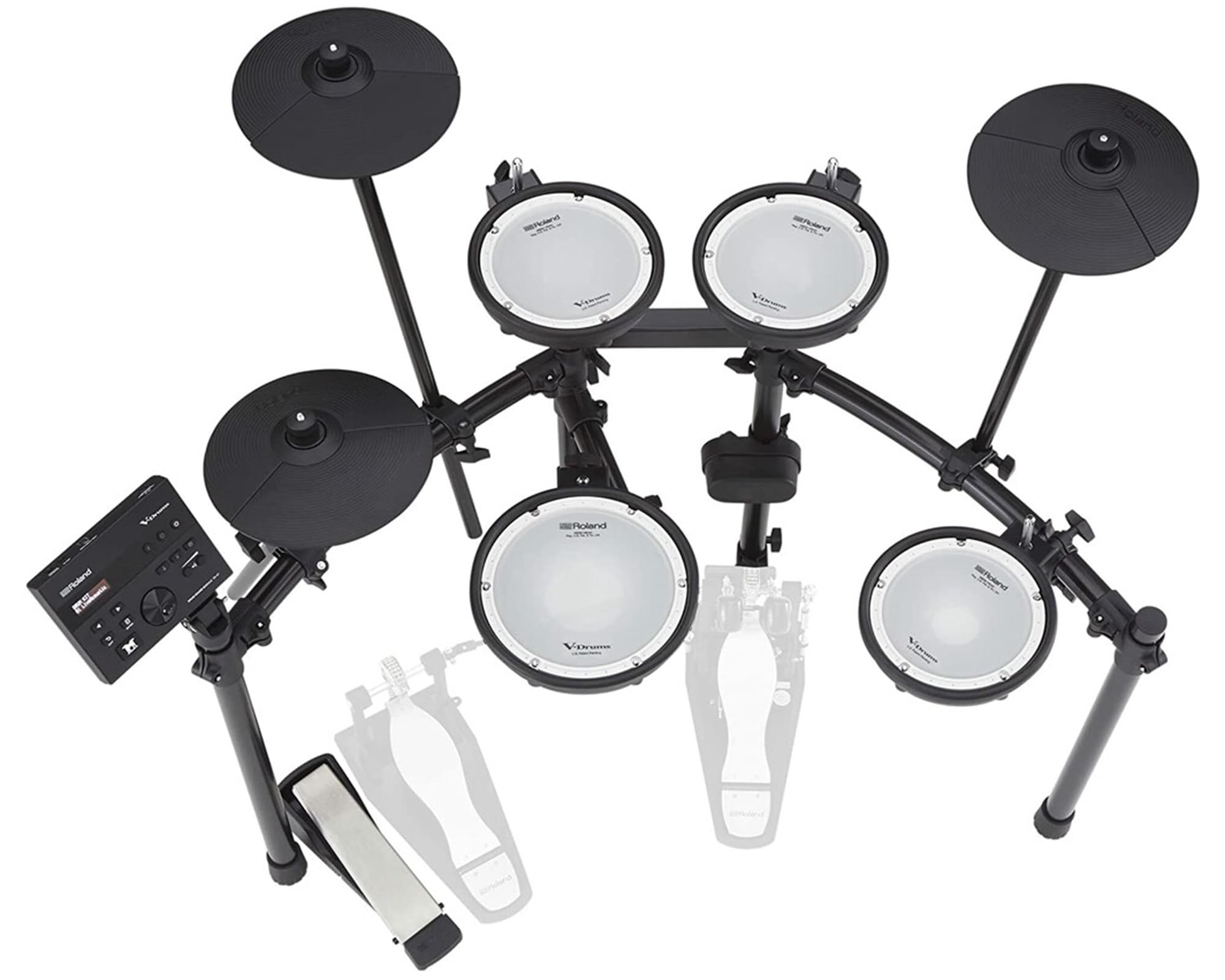 Roland V-Drums Td-07Dmk Electronic Drum Set Bundle With Drumstick Bag, 3.5Mm Audio Cable, 3 Pairs Of Sticks, And Austin Bazaar P