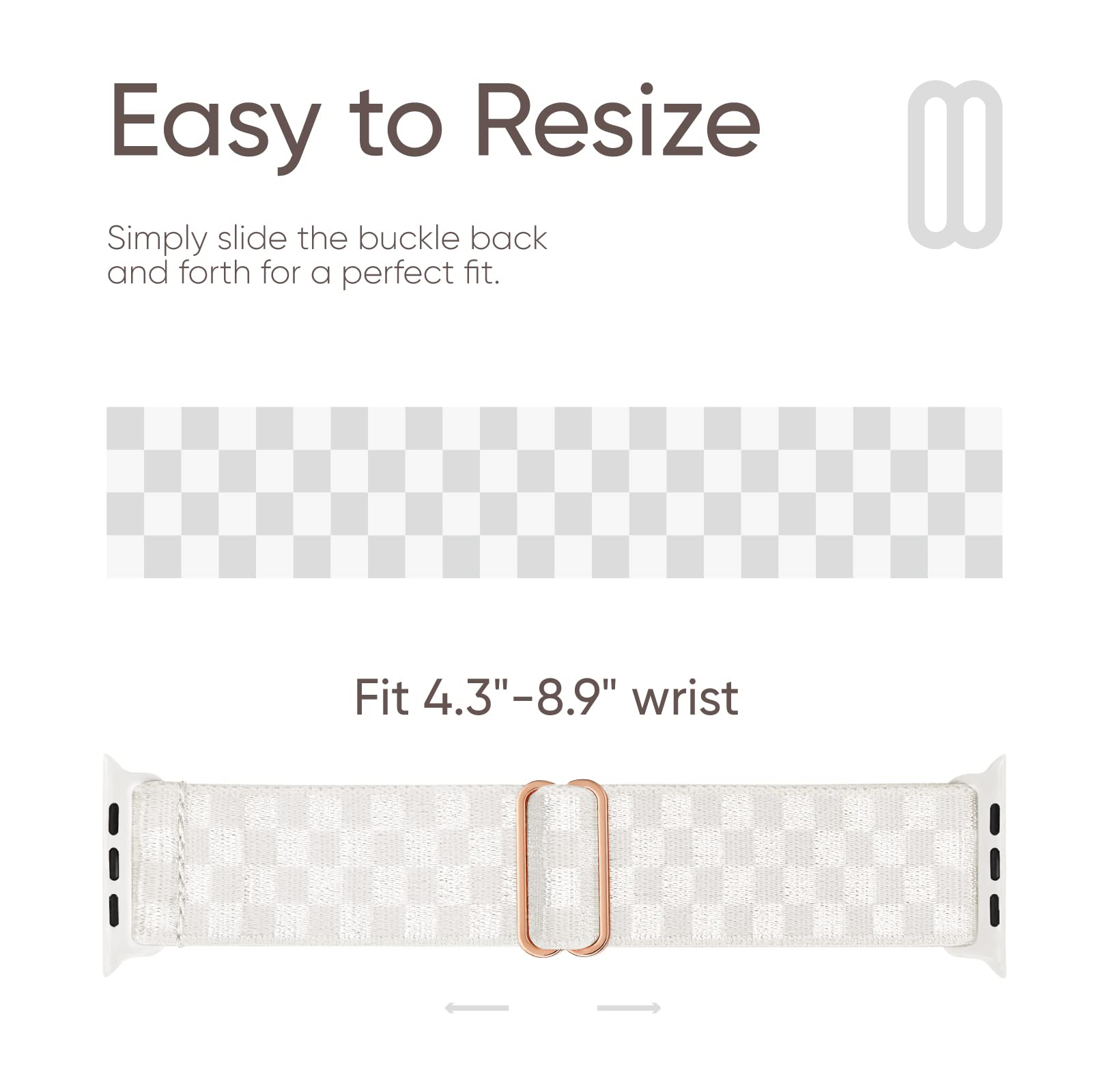 Stretchy Nylon Solo Loop Compatible With Apple Watch Band 38Mm 40Mm 41Mm 42Mm 44Mm 45Mm 49Mm, Adjustable Braided Sport Elastic W