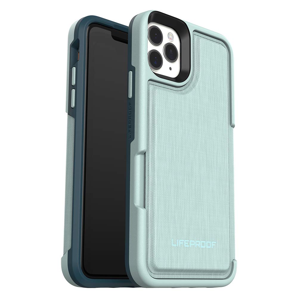 Lifeproof Flip Series Wallet Case For Iphone 11 Pro Max   Water Lily (Surf Spray/Dark Jade)