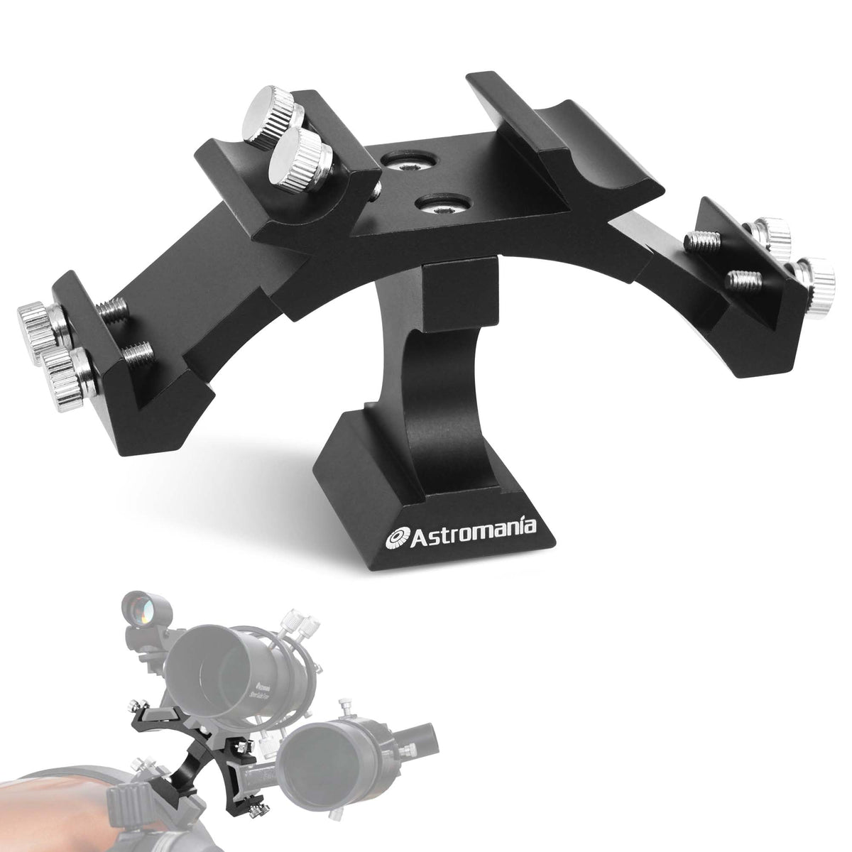 Astromania Tri Finder Finderscope Mount   3 Finders But Just One Bracket