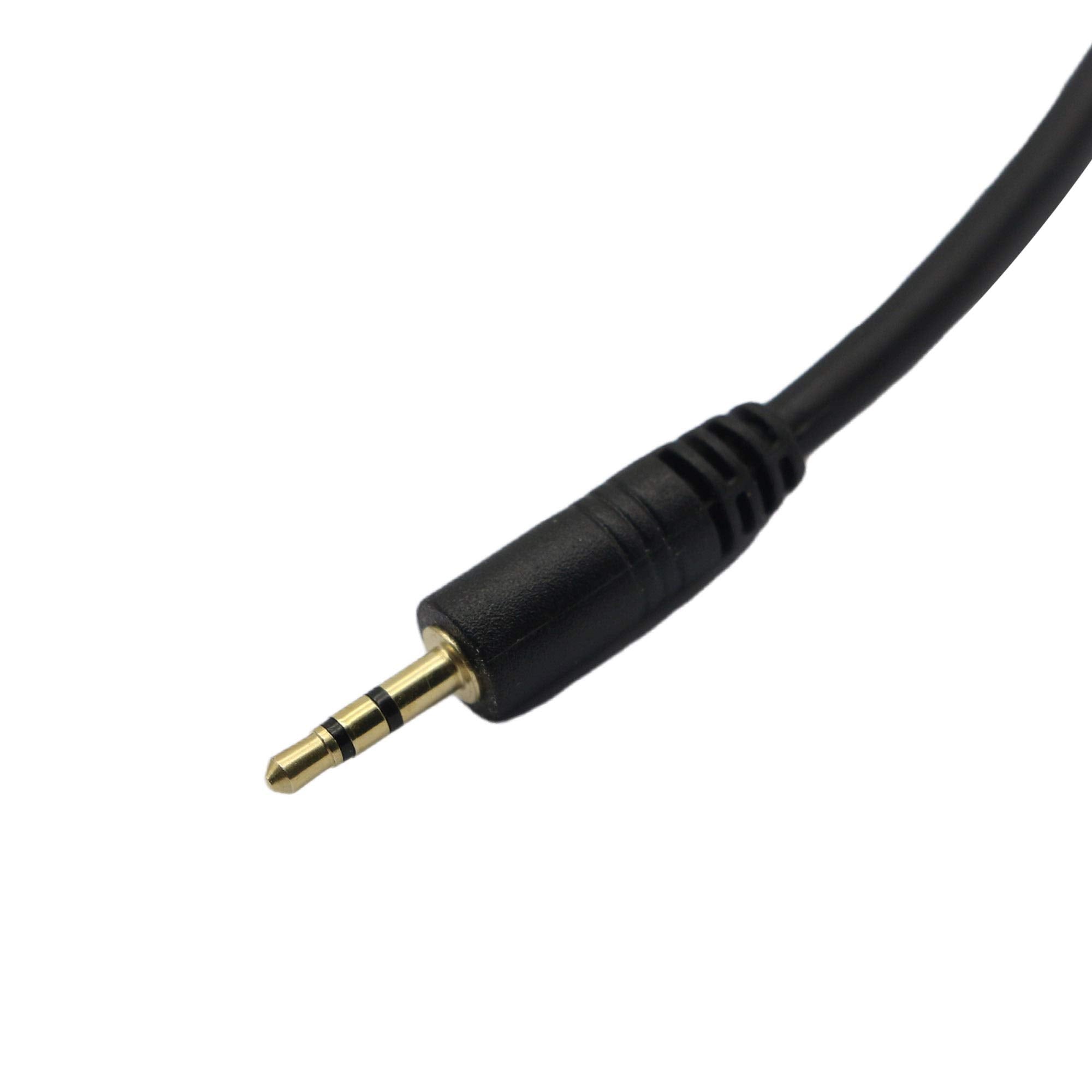 Gintooyun Db9 Female To 2.5Mm,Stereo 2.5 Mm Jack To Db9-F 9Pin Rs232 Serial Port Converter Cable