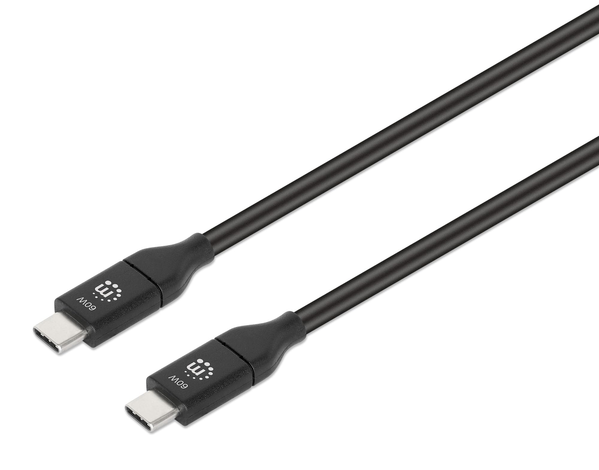 MANHATTAN USB 3.1 Cable Type-C (Male)/ 1 M (3 ft.) 3 Black 353526