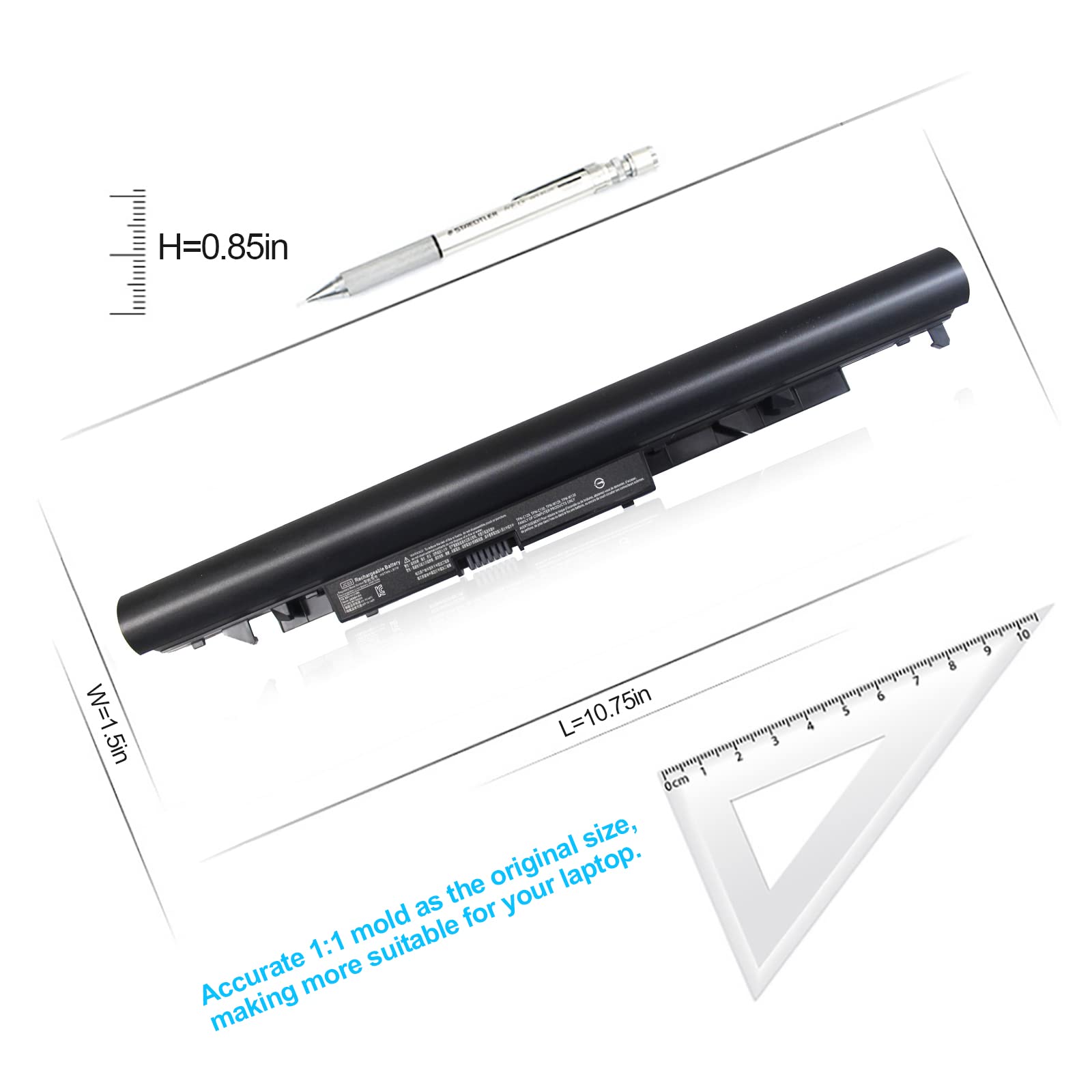 King EBOYEE Laptop Battery JC03 919700-850 for HP 15-bs 15-bw 17-bs Series Li-ion