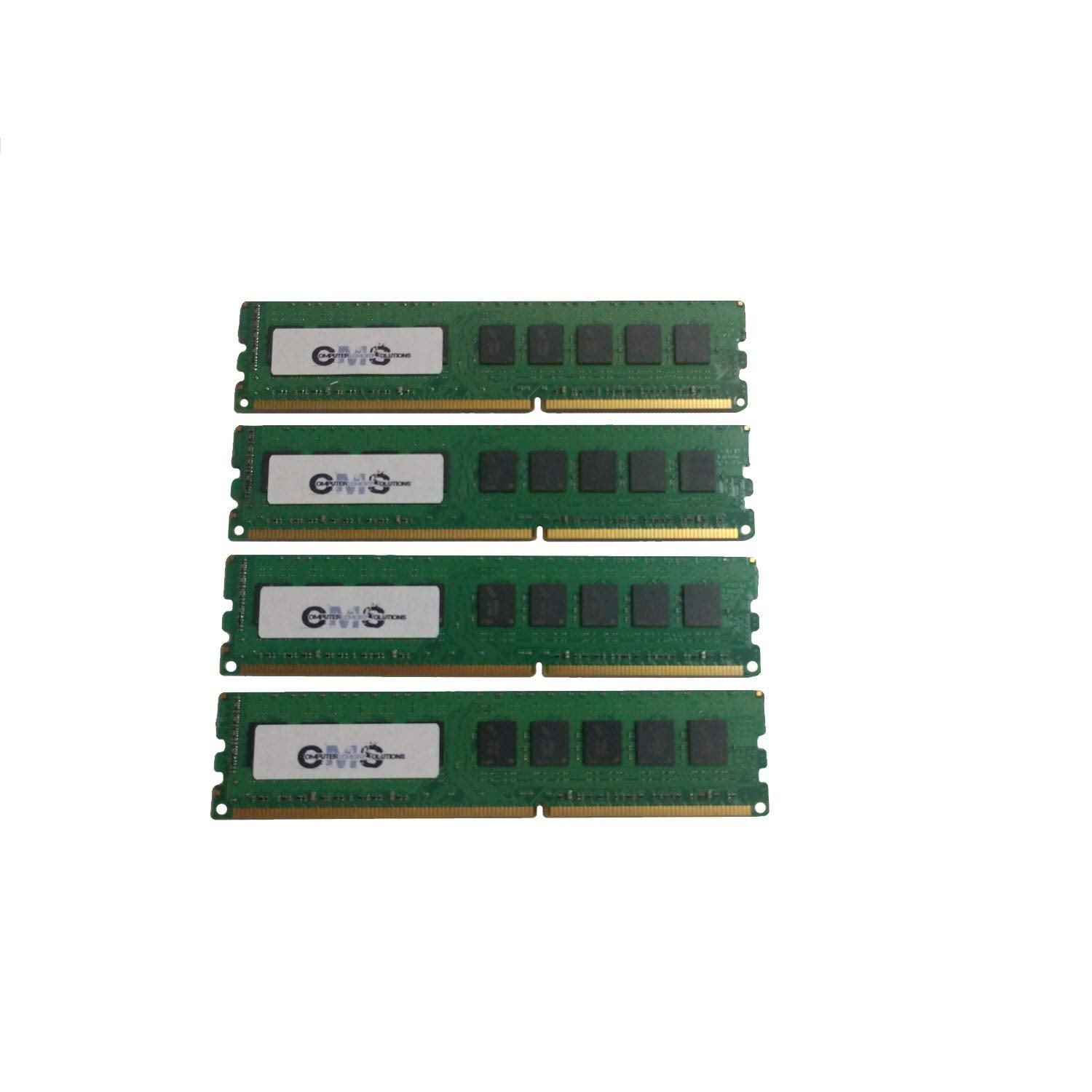 Cms 32Gb (4X8Gb) Ddr3 12800 1600Mhz Ecc Non Registered Dimm Memory Ram Upgrade Compatible With Dell Poweredge R220 Ecc Non Buff