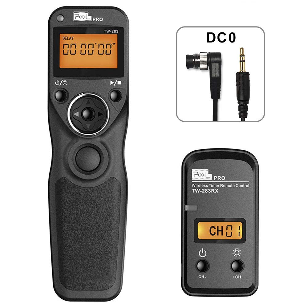 Wireless Remote Shutter Release Cable Wired Timer Remote Control TW-283DC0 Compatible for Nikon D850 D810 D800 D700 D500 D300 D3