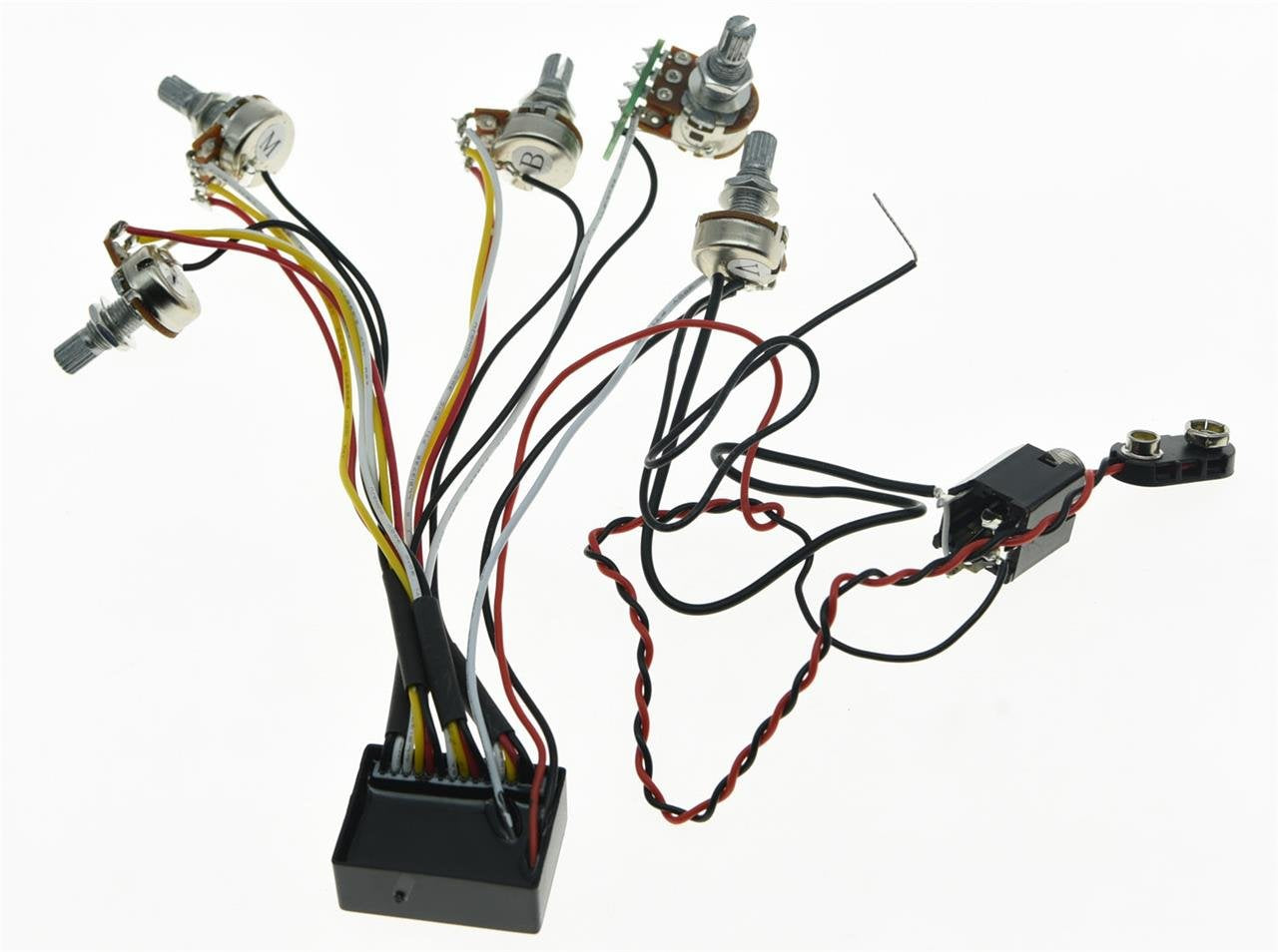 Kaish Pre Wired 3 Band Active & Passive Eq Equalizer Electric Bass Preamp Circuit